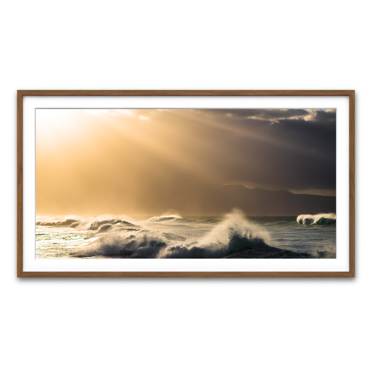 Framed Print 2x1 Walnut