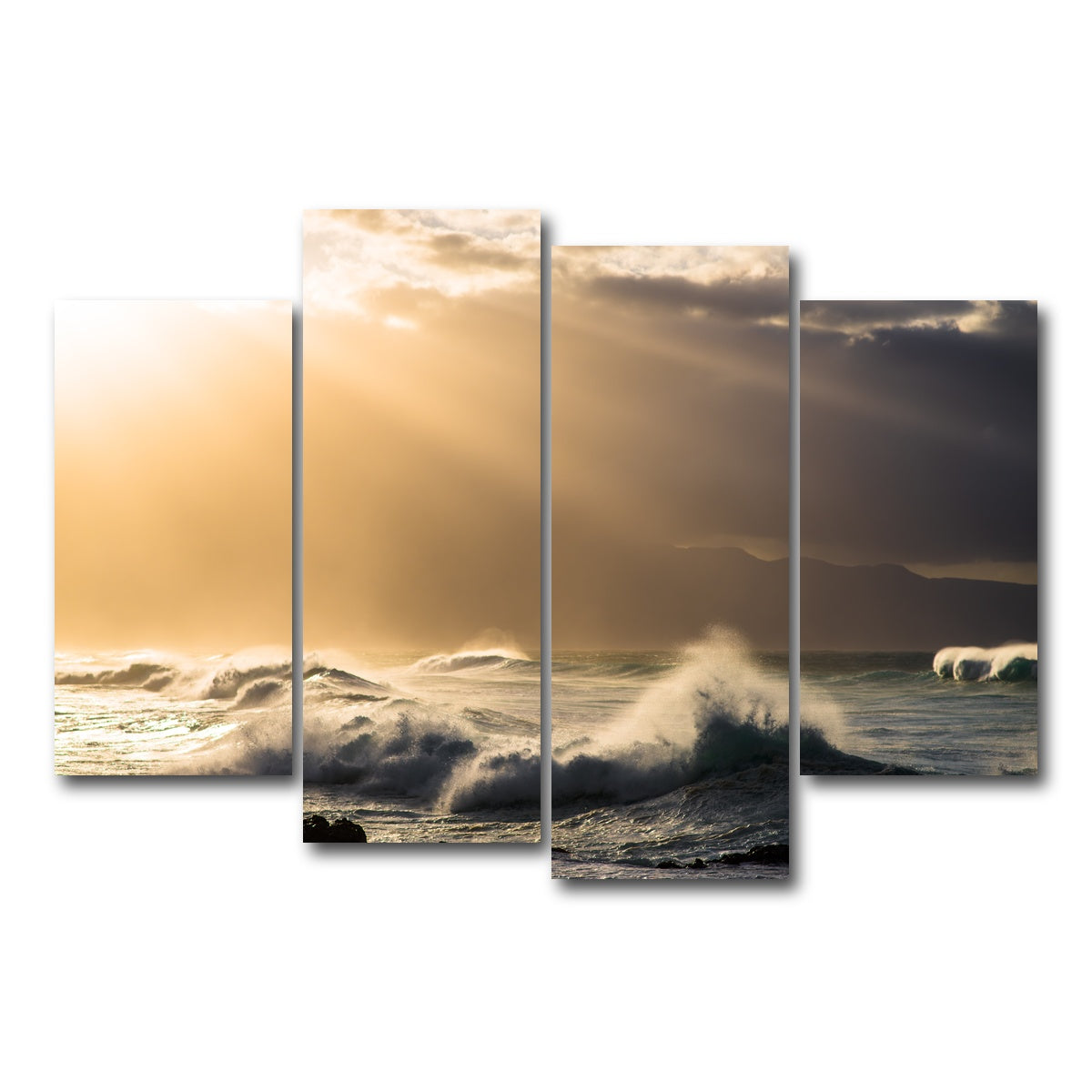 AUTO-MOCKUP WHITE | Light in Darkness | 4 Piece | Gallery Wrap Canvas | group=4_short