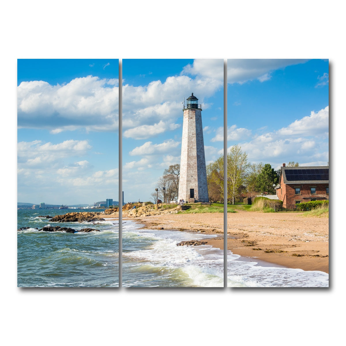 AUTO-MOCKUP WHITE | Lighthouse Point Park | 3 Piece | Gallery Wrap Canvas | group=8x18