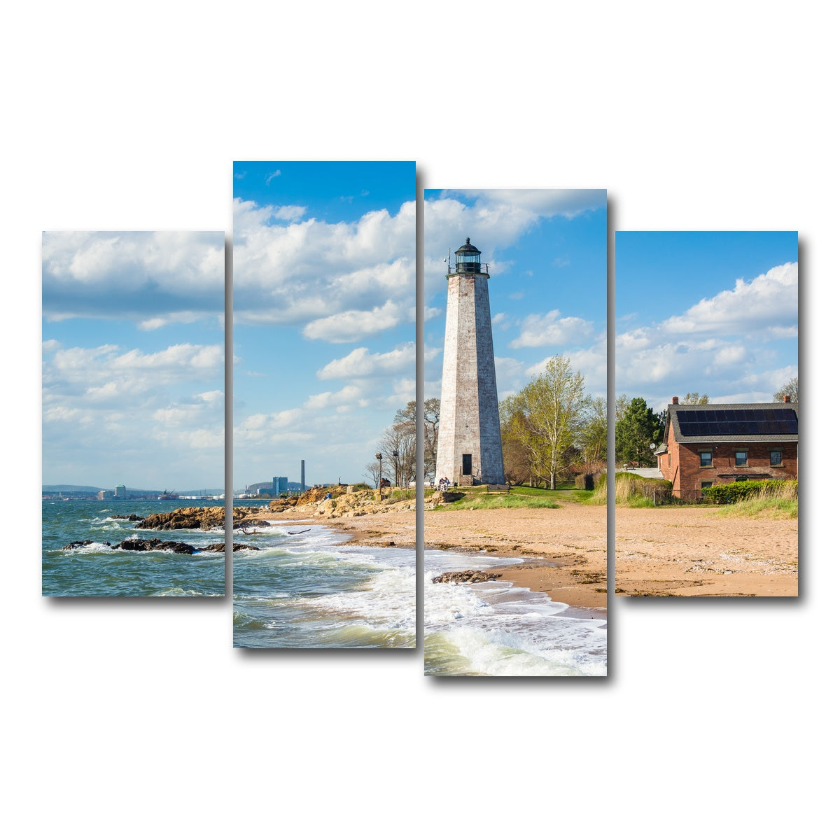 AUTO-MOCKUP WHITE | Lighthouse Point Park | 4 Piece | Gallery Wrap Canvas | group=4_short