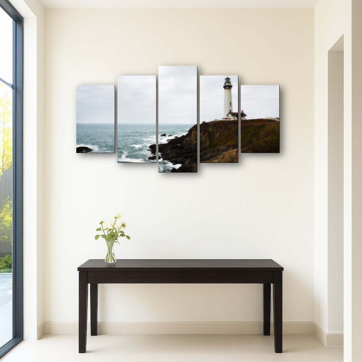 AUTO-MOCKUP ROOM | Lighthouse along highway