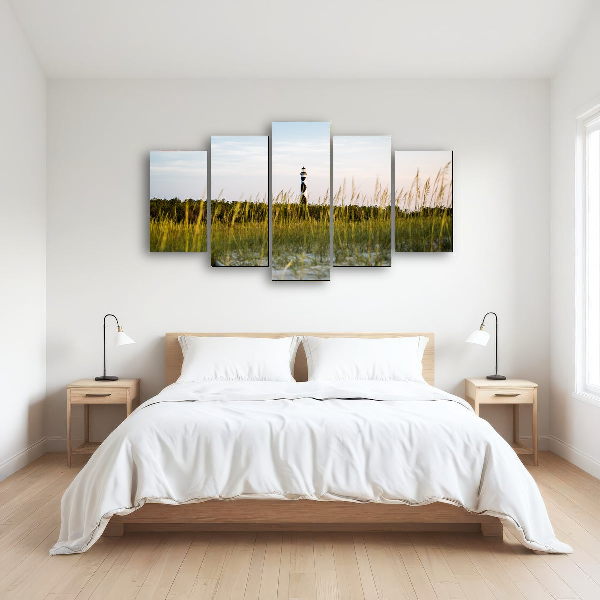 AUTO-MOCKUP ROOM | Lighthouse at Dawn