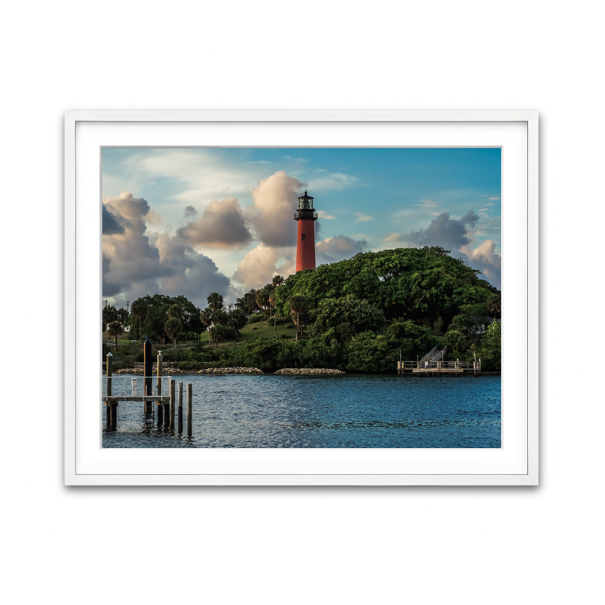 Framed Print 4x3 White