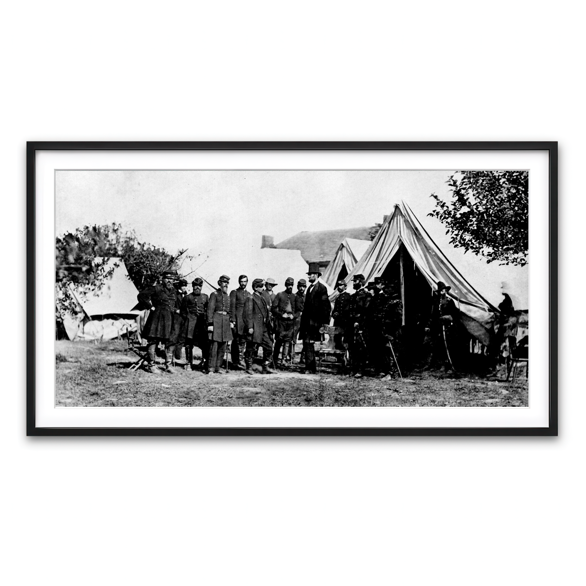 Framed Print 2x1 Black