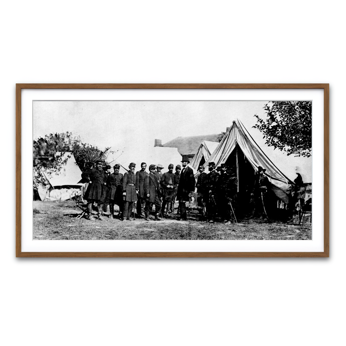 Framed Print 2x1 Walnut