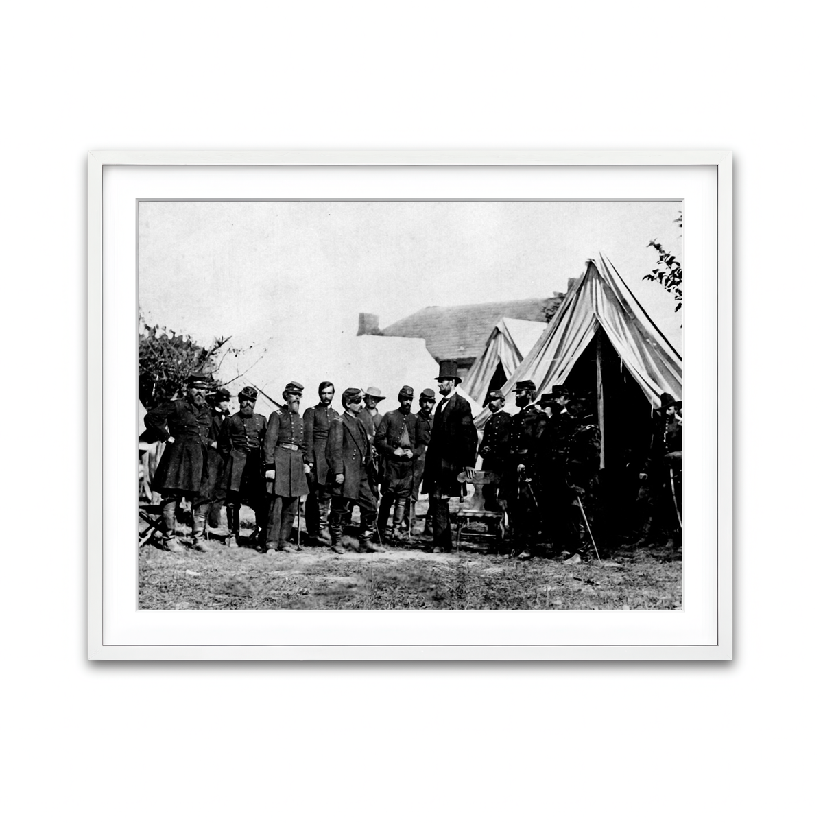 Framed Print 4x3 White