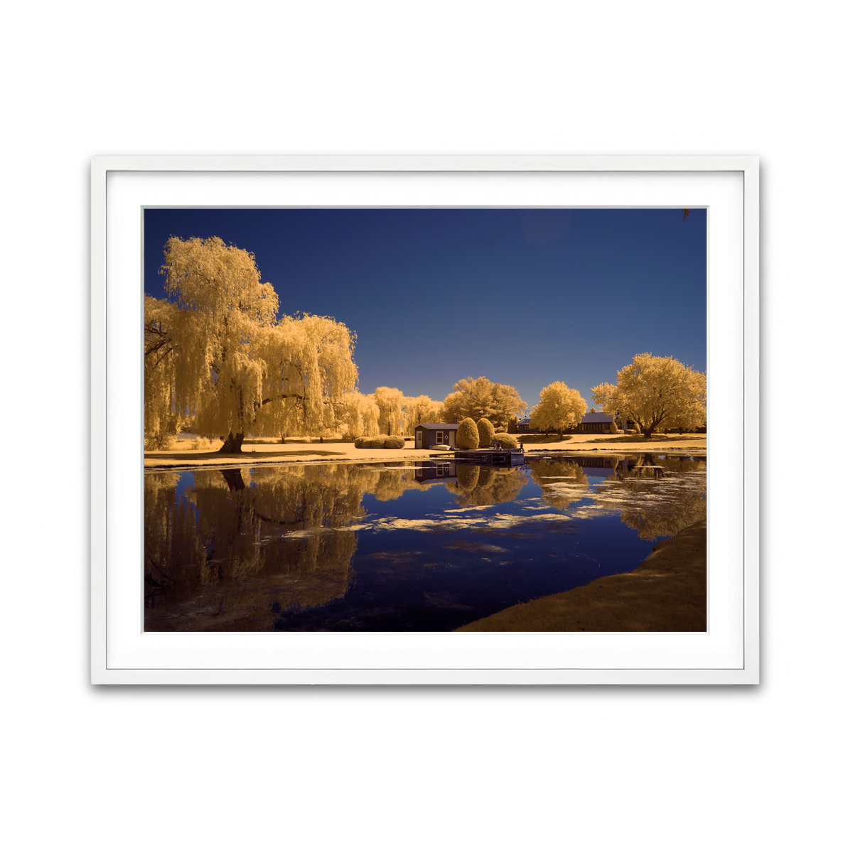 Framed Print 4x3 White