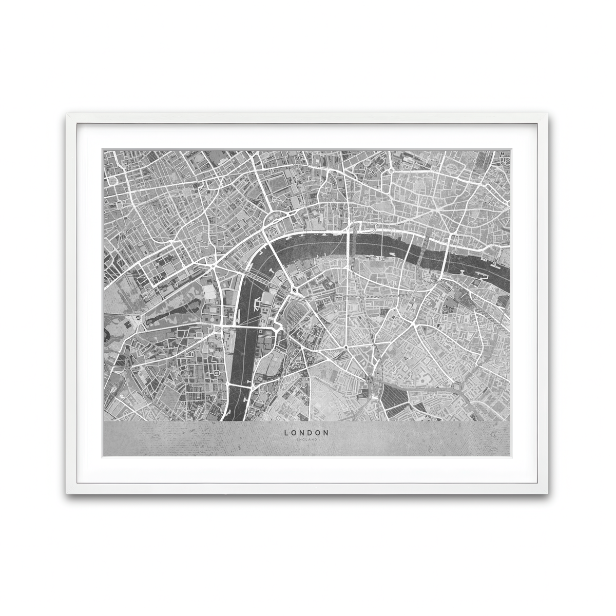 Framed Print 4x3 White