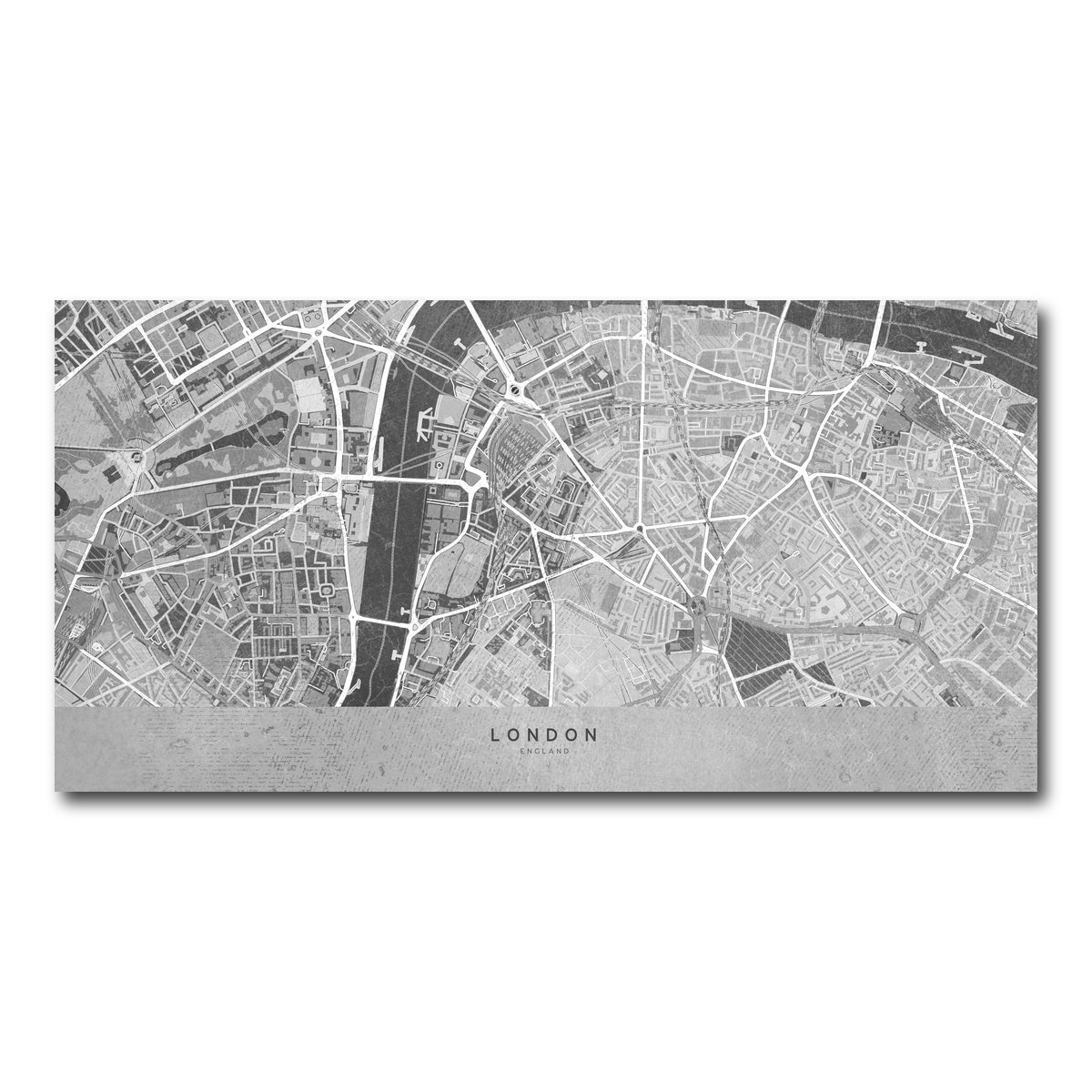 AUTO-MOCKUP WHITE | London Map 4 | 1 Piece | Gallery Wrap Canvas | group=2x1