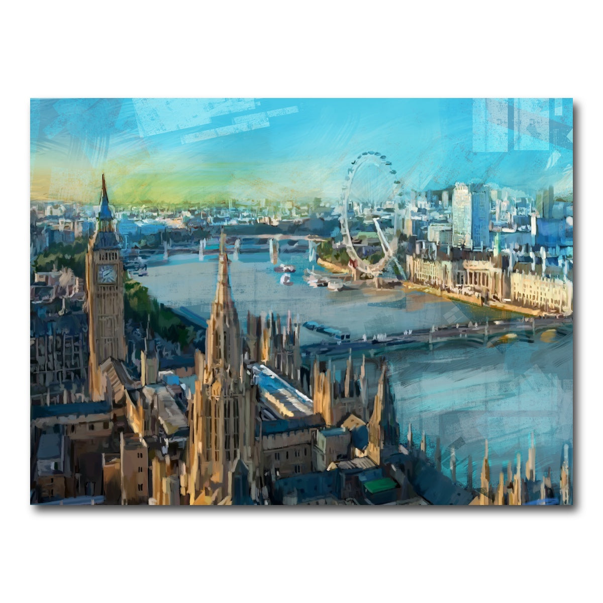London Skyline Wall Art