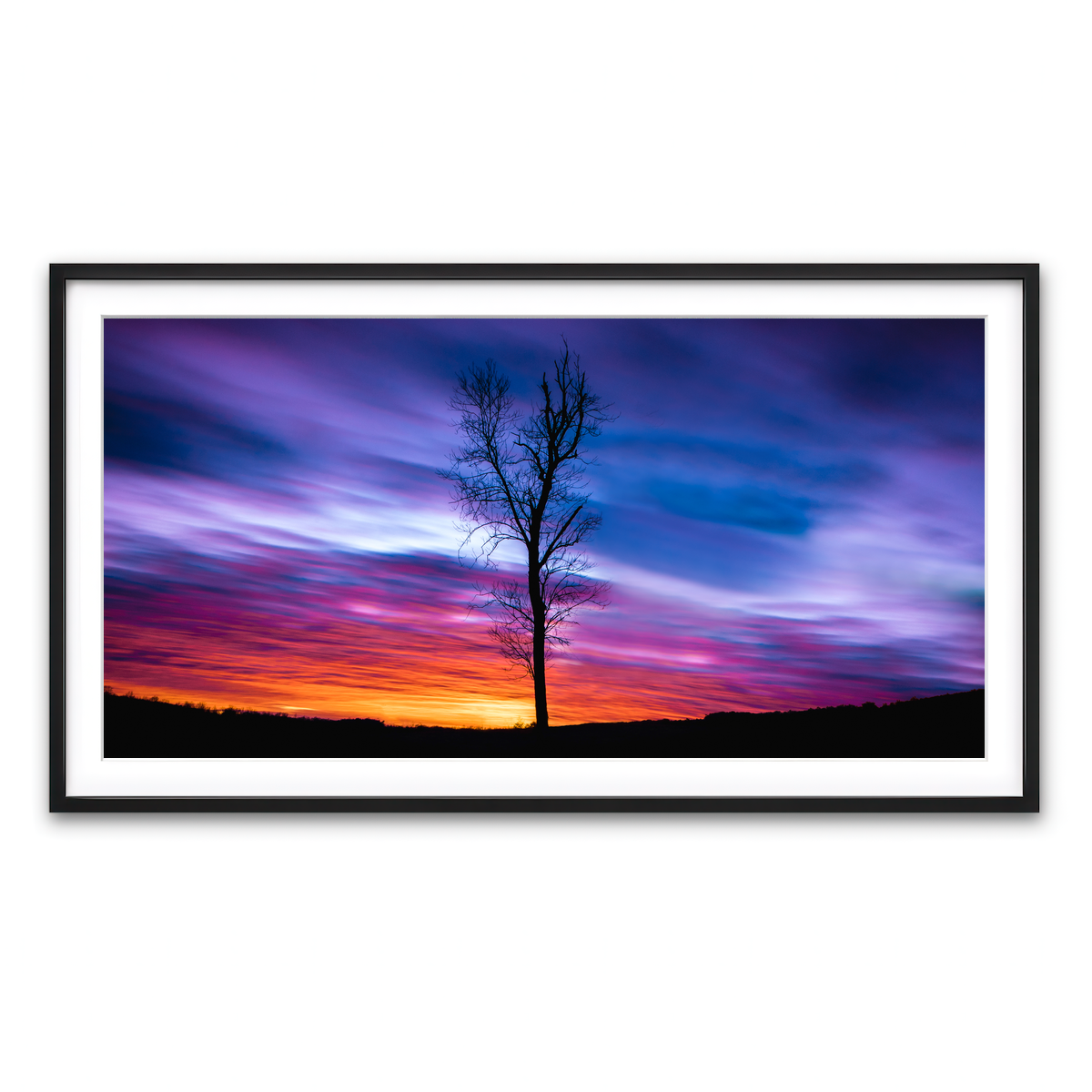 Framed Print 2x1 Black