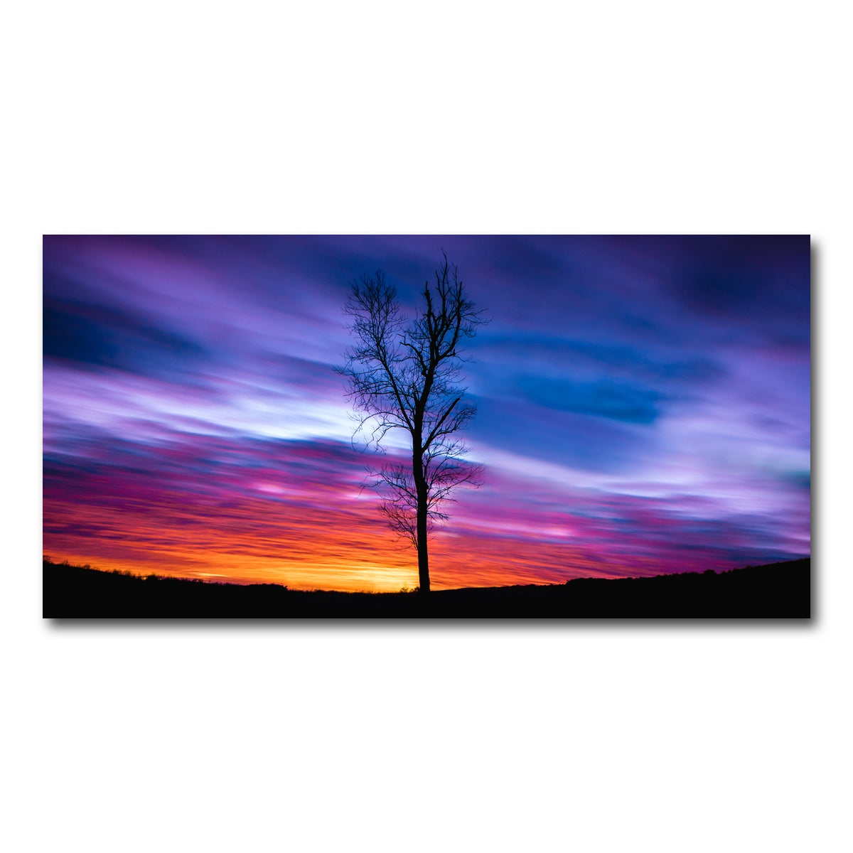 AUTO-MOCKUP WHITE | Lonely Sunset | 1 Piece | Gallery Wrap Canvas | group=2x1
