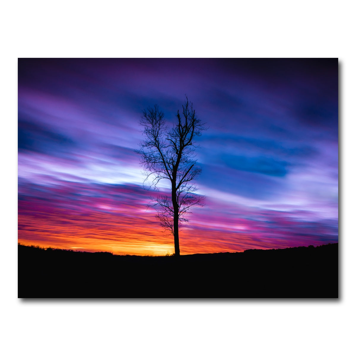 AUTO-MOCKUP WHITE | Lonely Sunset | 1 Piece | Gallery Wrap Canvas | group=4x3