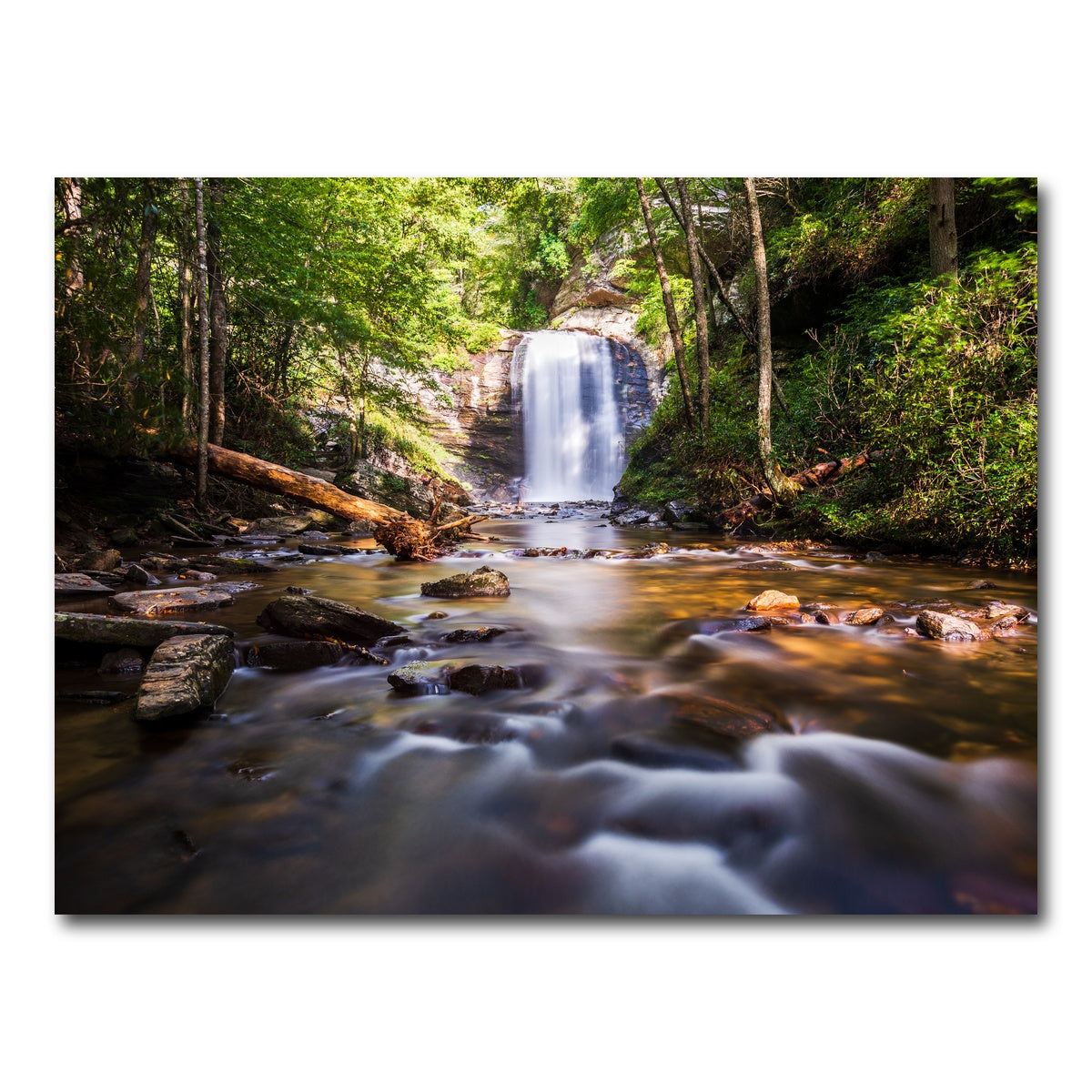 AUTO-MOCKUP WHITE | Looking Glass Falls NC | 1 Piece | Gallery Wrap Canvas | group=4x3