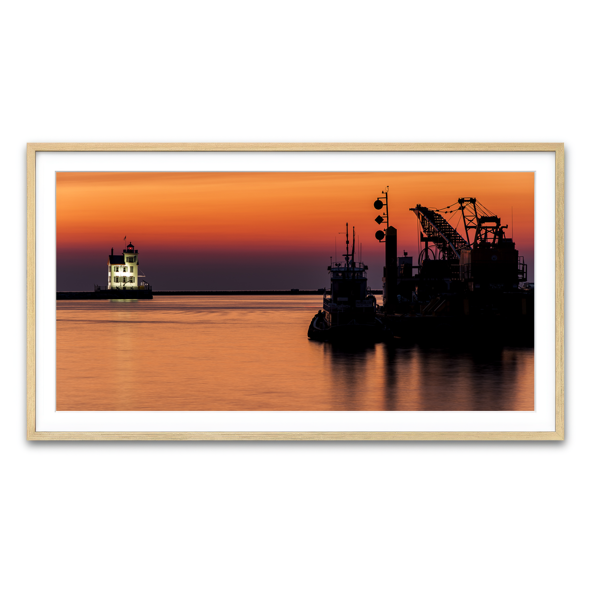 Framed Print 2x1 Natural