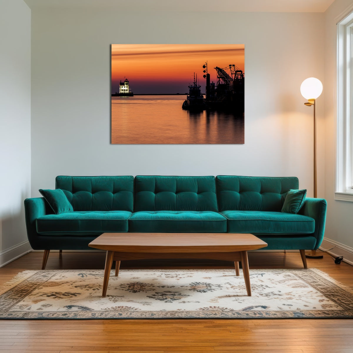 AUTO-MOCKUP ROOM | Lorain Harbor Lighthouse Sunset