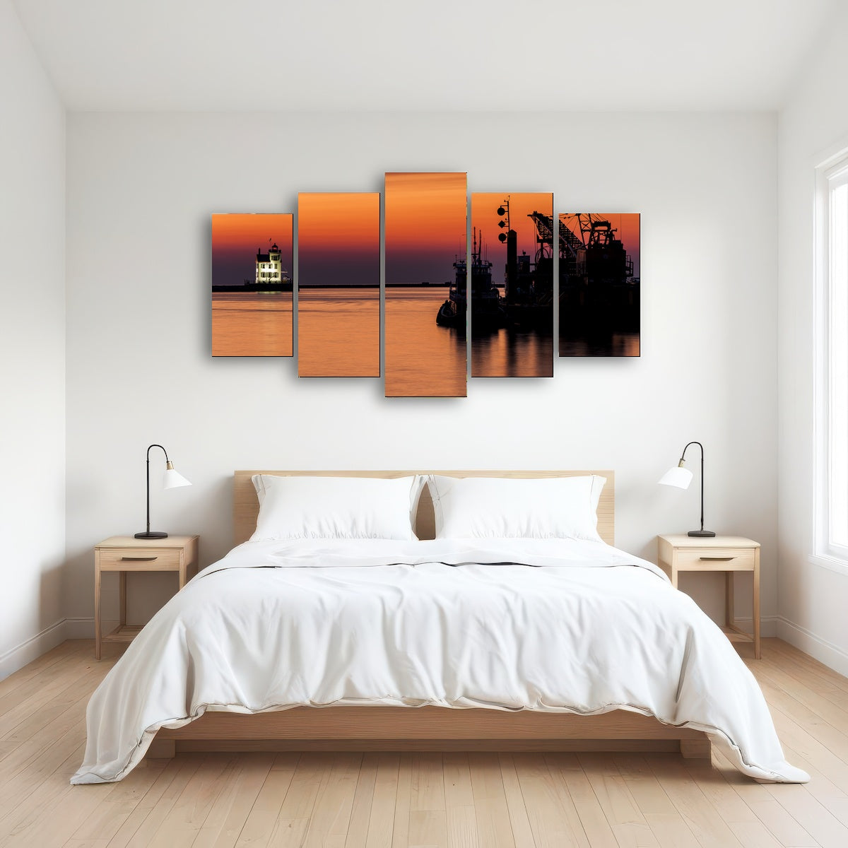 AUTO-MOCKUP ROOM | Lorain Harbor Lighthouse Sunset