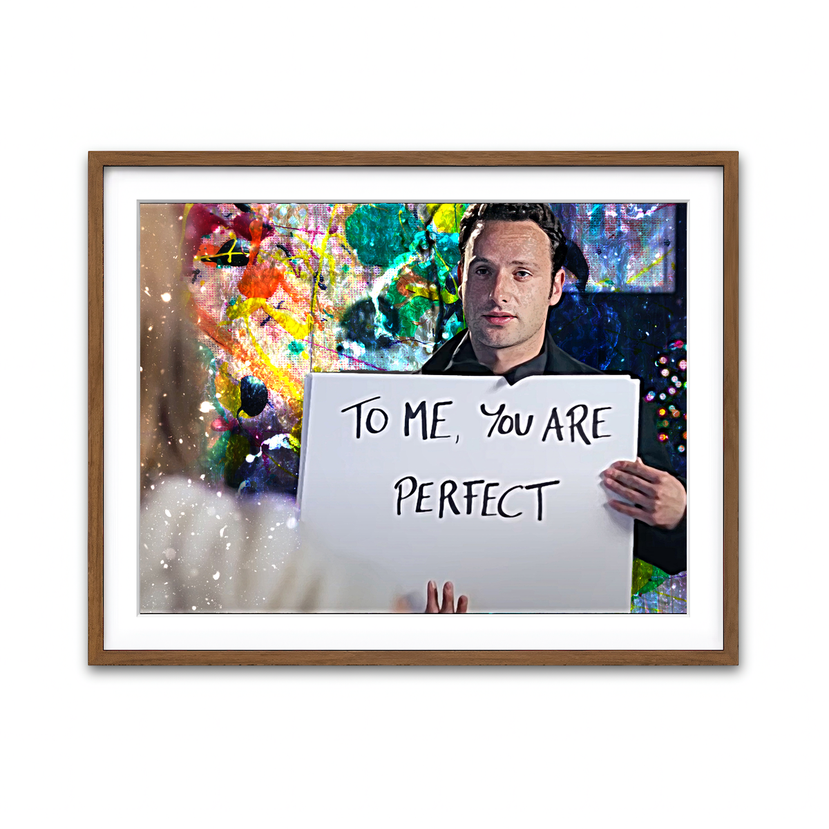 Framed Print 4x3 Walnut