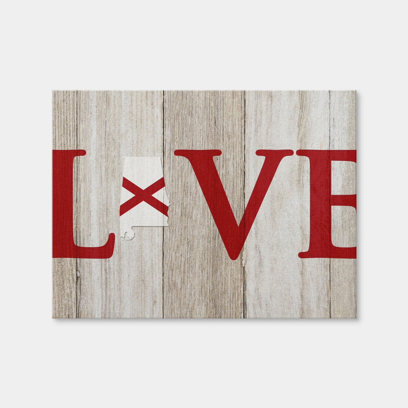 AUTO-MOCKUP WHITE | Love Alabama | 1 Piece | Gallery Wrap Canvas | group=4x3