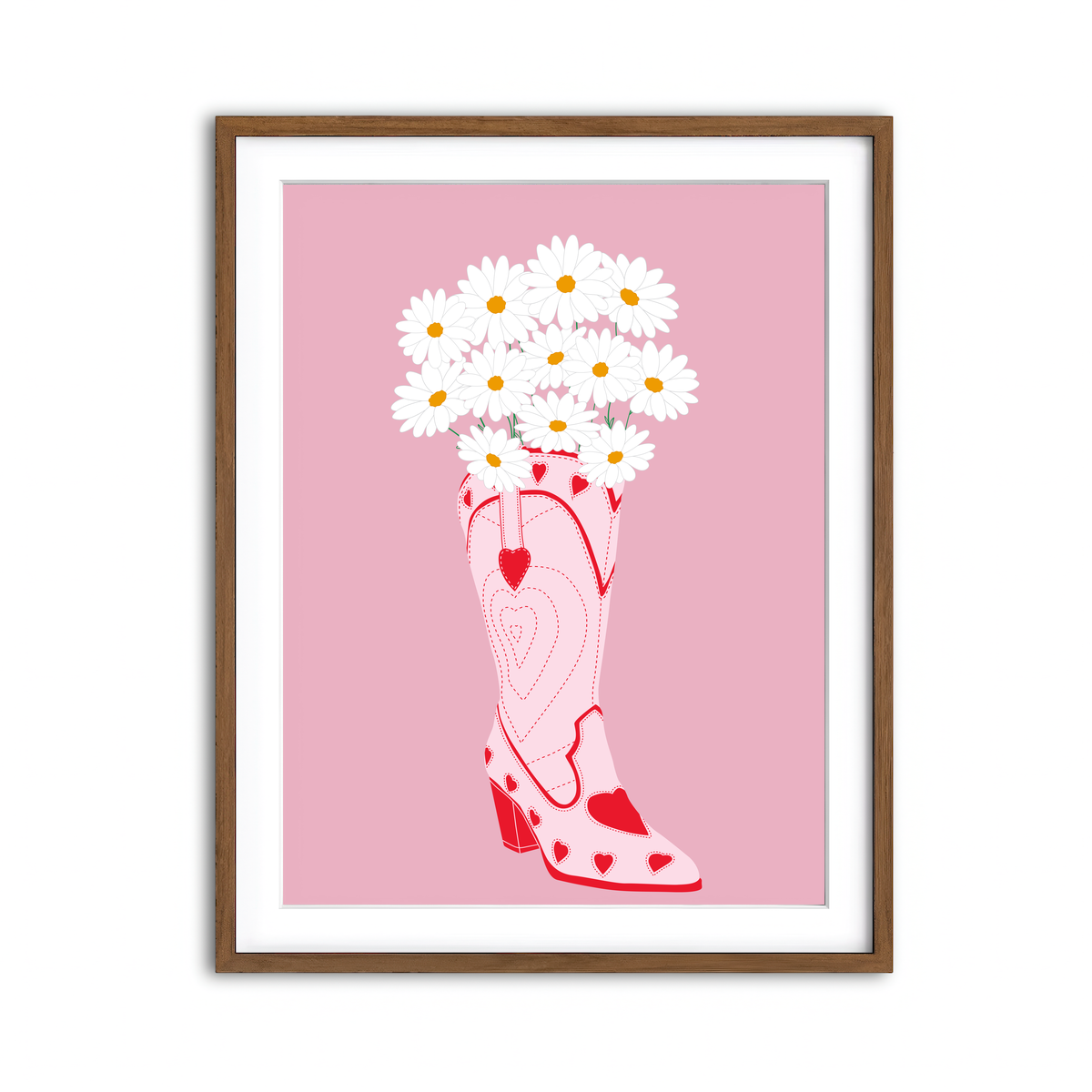 Framed Print 3x4 Walnut