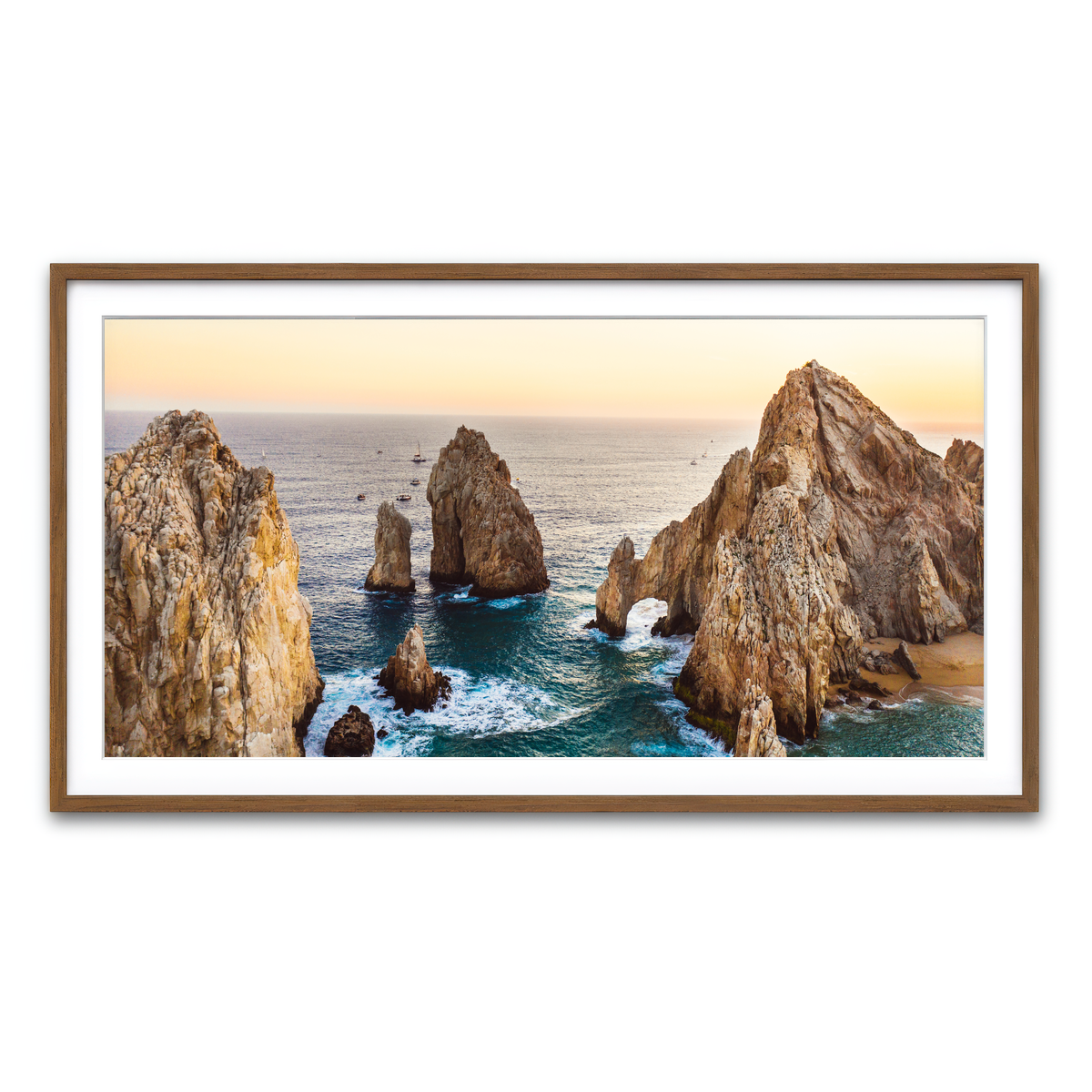Framed Print 2x1 Walnut
