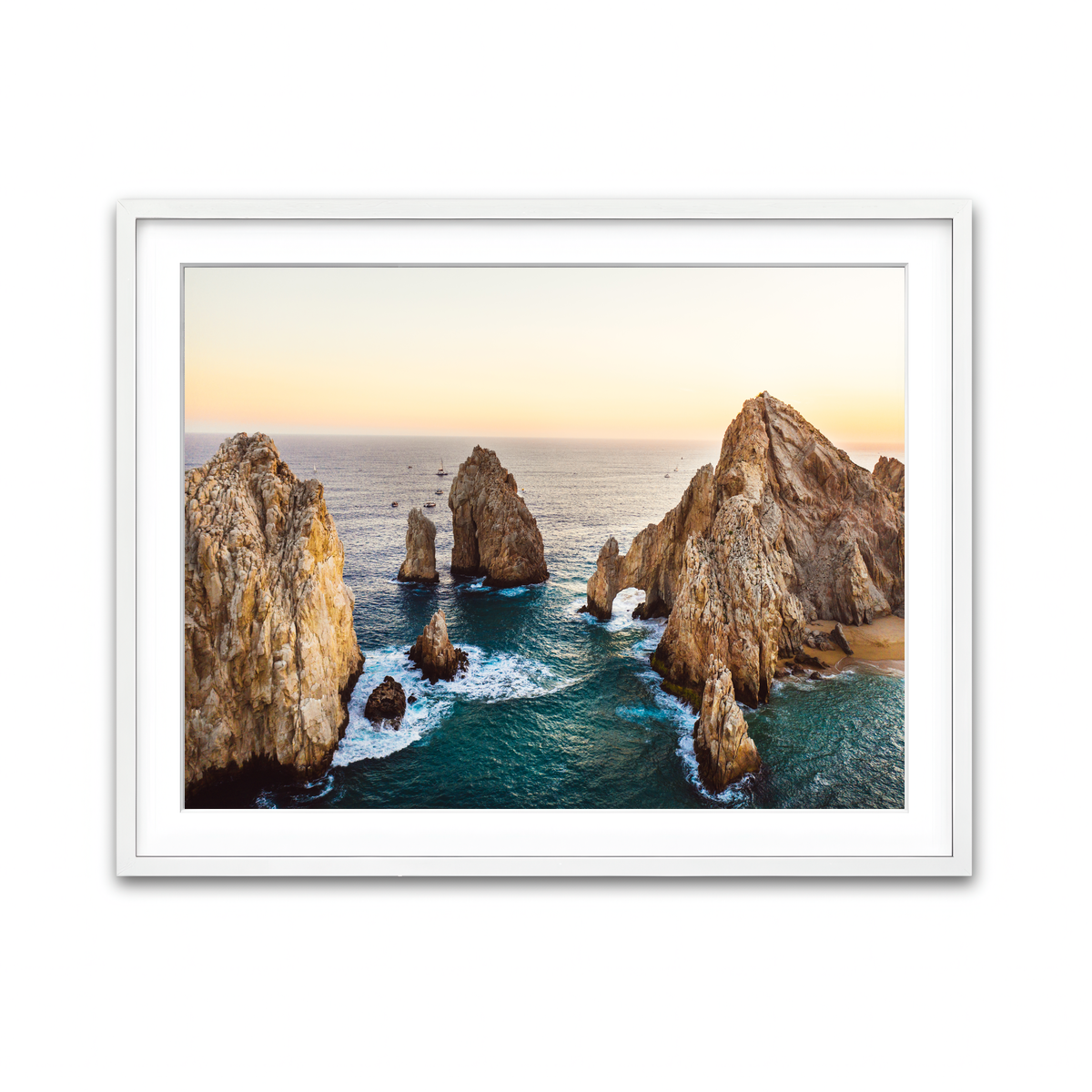 Framed Print 4x3 White