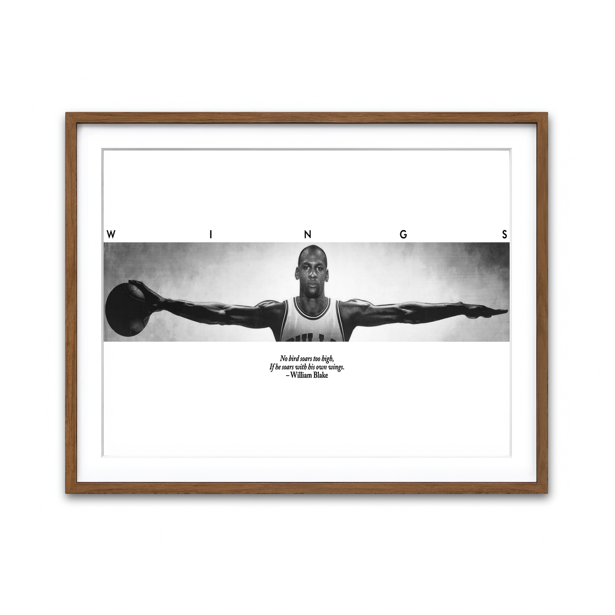 Framed Print 4x3 Walnut