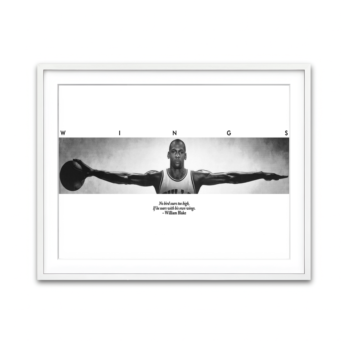 Framed Print 4x3 White