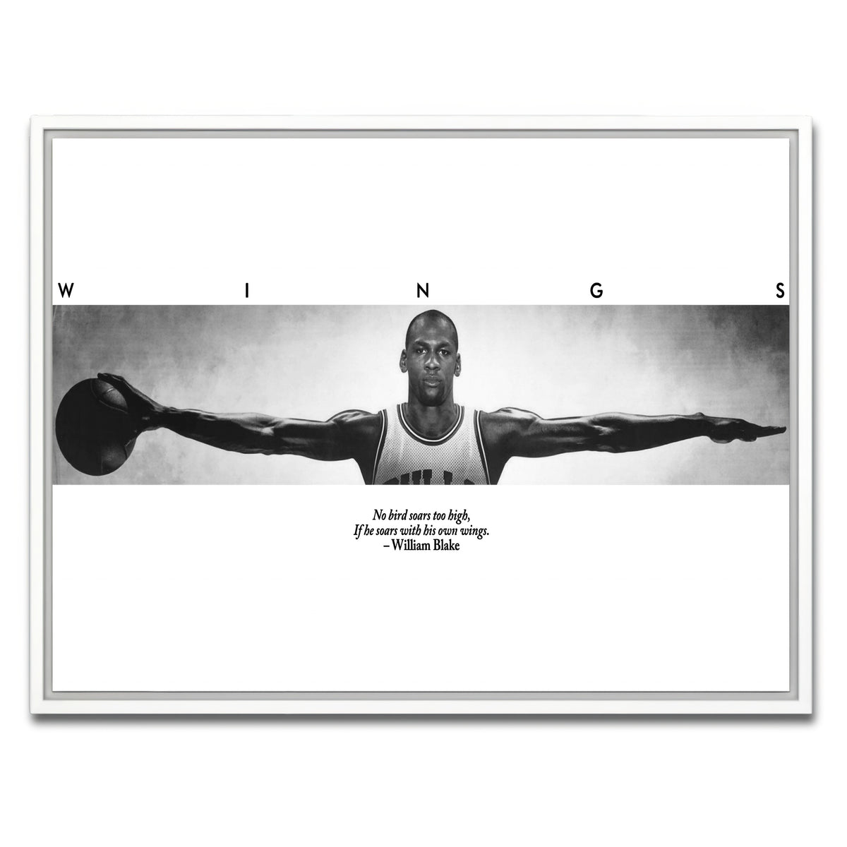 AUTO-MOCKUP WHITE | MJ Wings | 1 Piece | White Frame | group=4x3