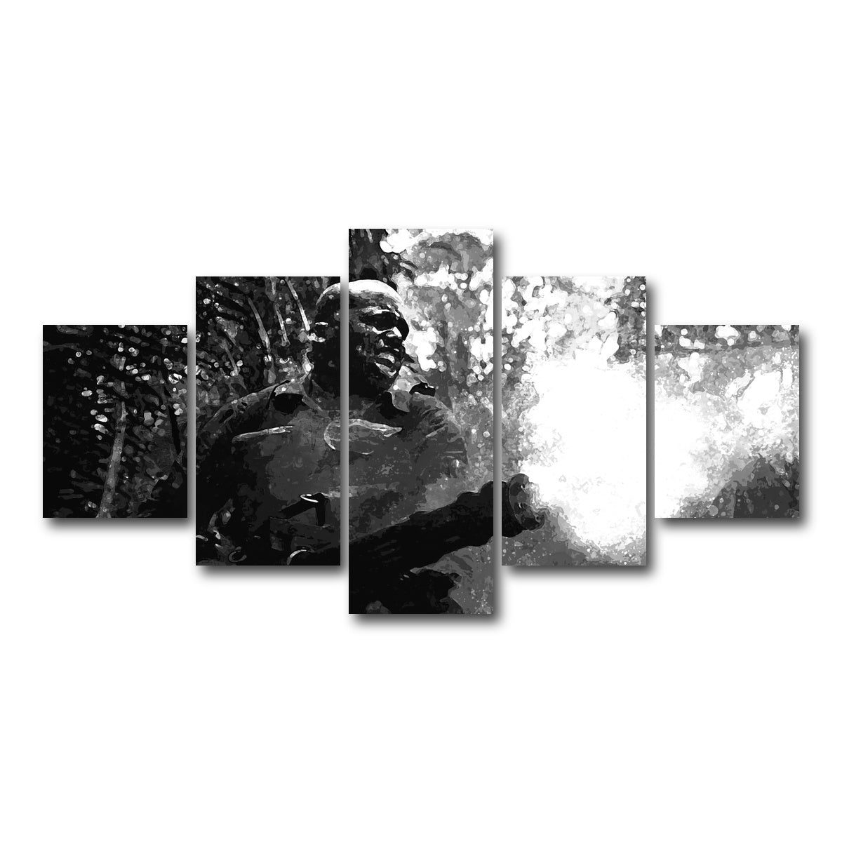 AUTO-MOCKUP WHITE | Mac Eliot Grayscale | 5 Piece | Gallery Wrap Canvas | group=5_short