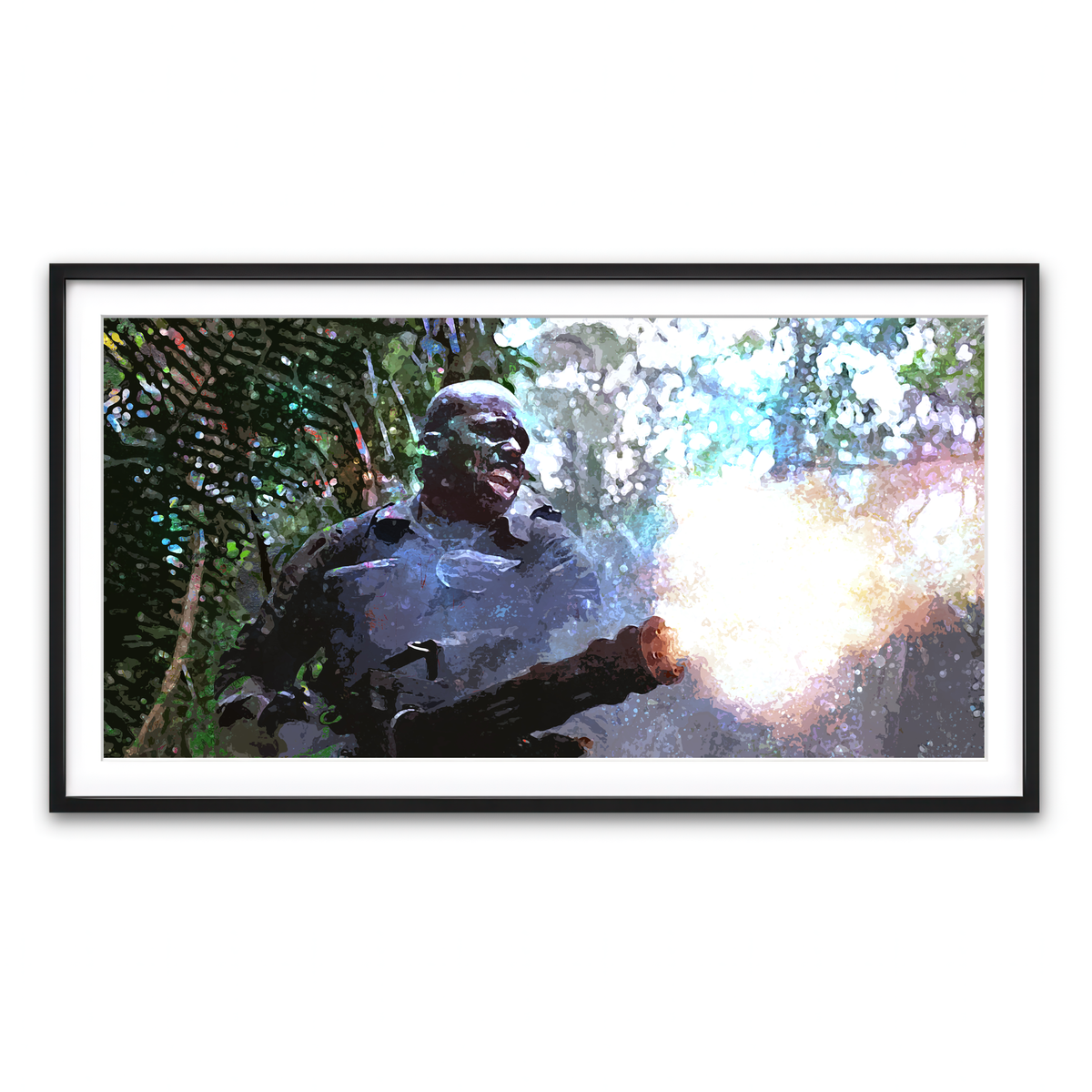 Framed Print 2x1 Black