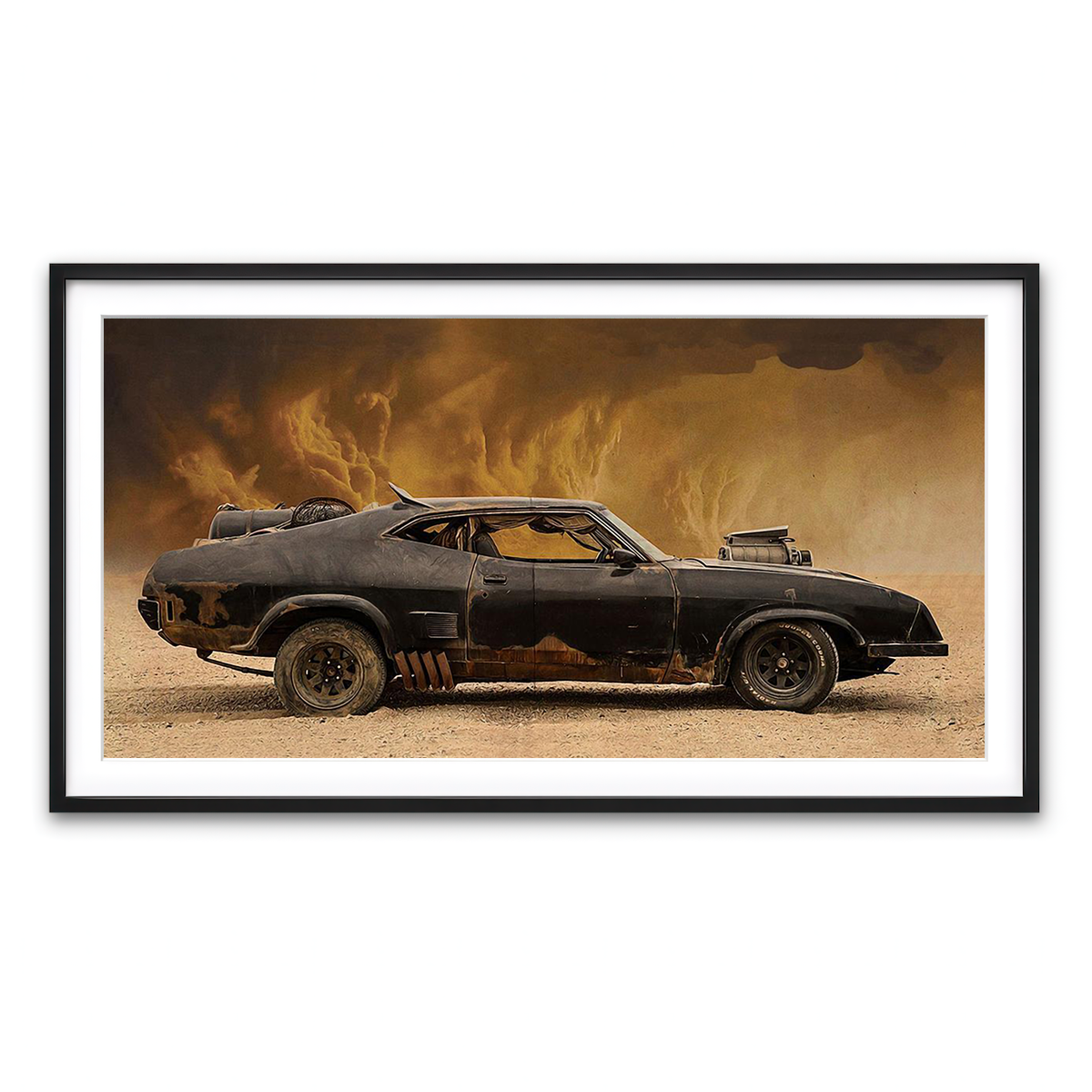 Framed Print 2x1 Black