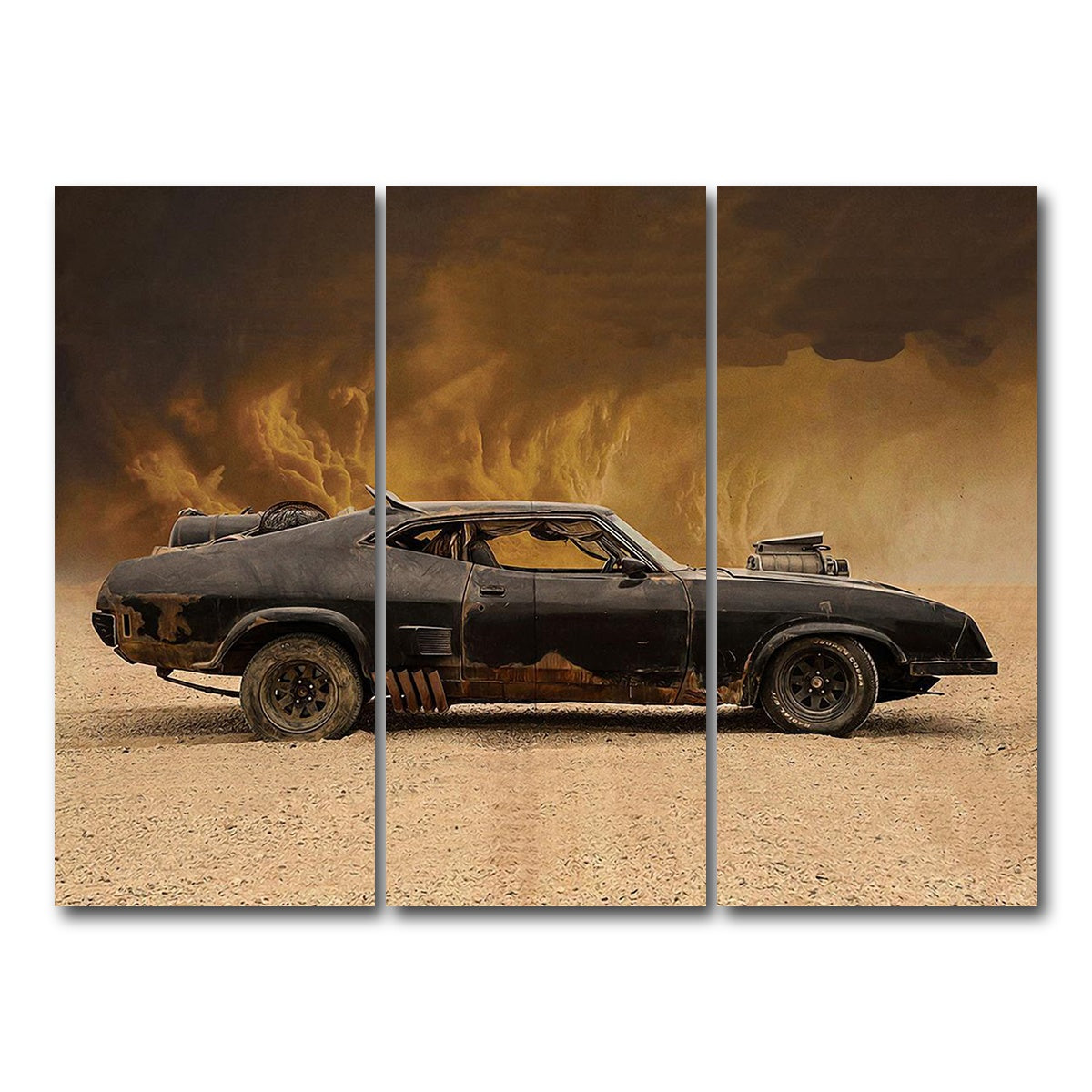 AUTO-MOCKUP WHITE | Mad Max Falcon | 3 Piece | Gallery Wrap Canvas | group=8x18