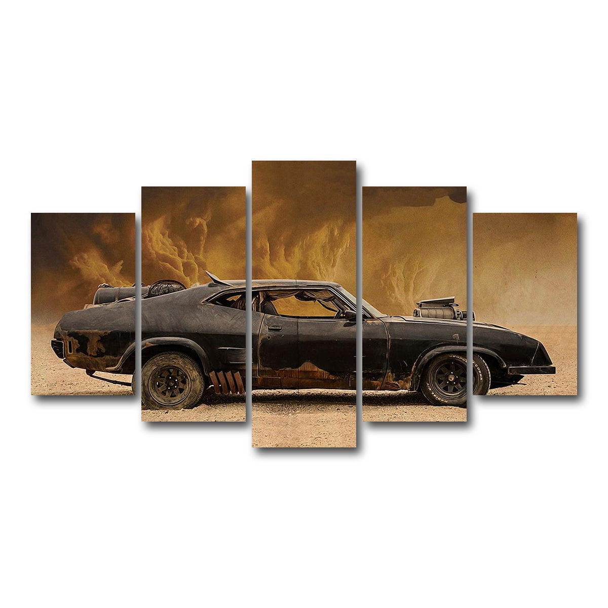 AUTO-MOCKUP WHITE | Mad Max Falcon | 5 Piece | Gallery Wrap Canvas | group=5_normal