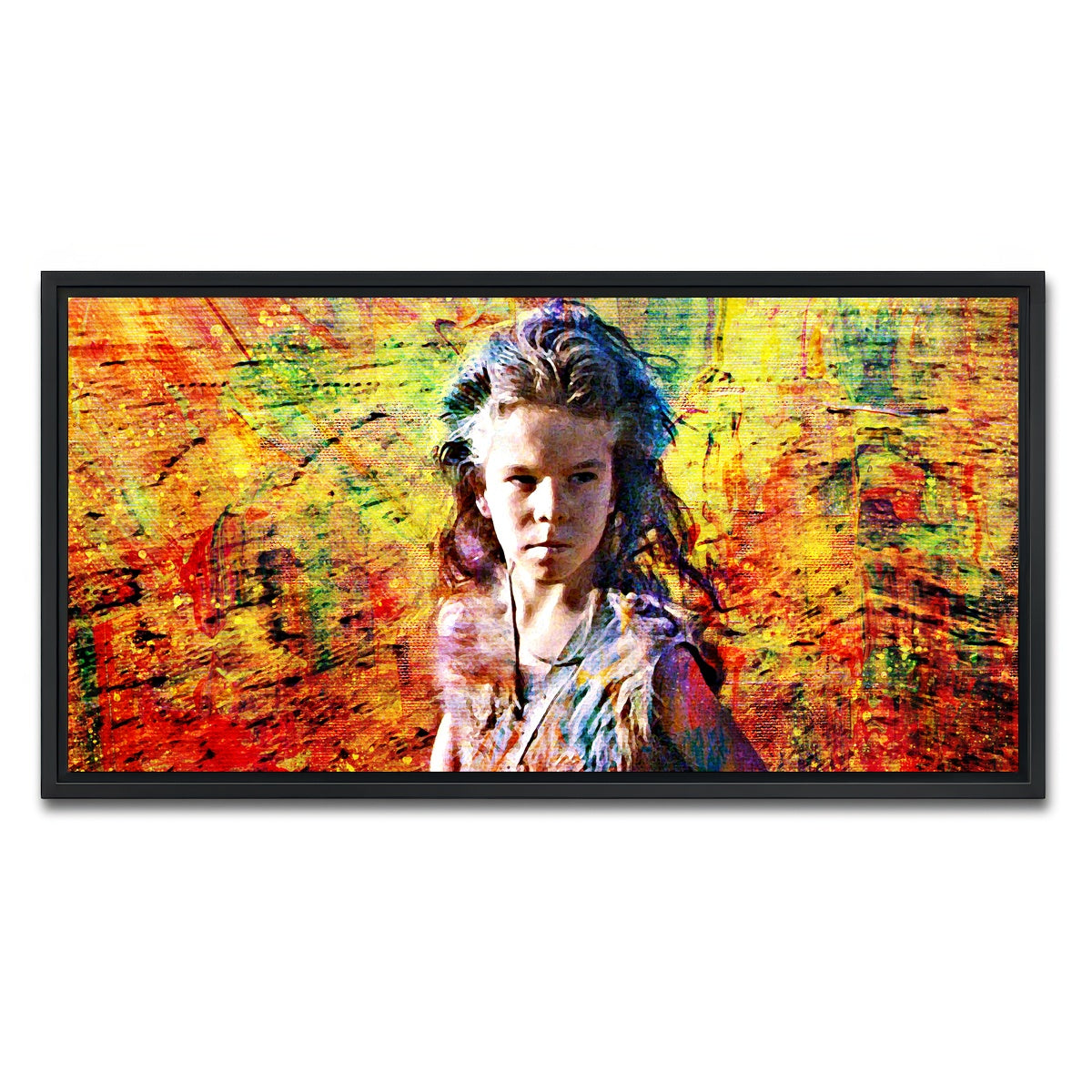 AUTO-MOCKUP WHITE | Mad Max Feral Child | 1 Piece | Black Framed Canvas | group=2x1