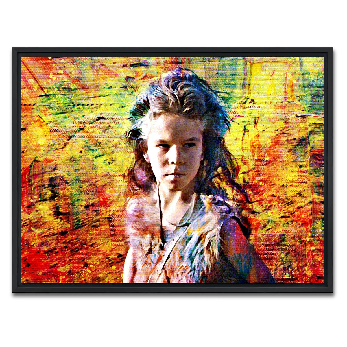 AUTO-MOCKUP WHITE | Mad Max Feral Child | 1 Piece | Black Framed Canvas | group=4x3