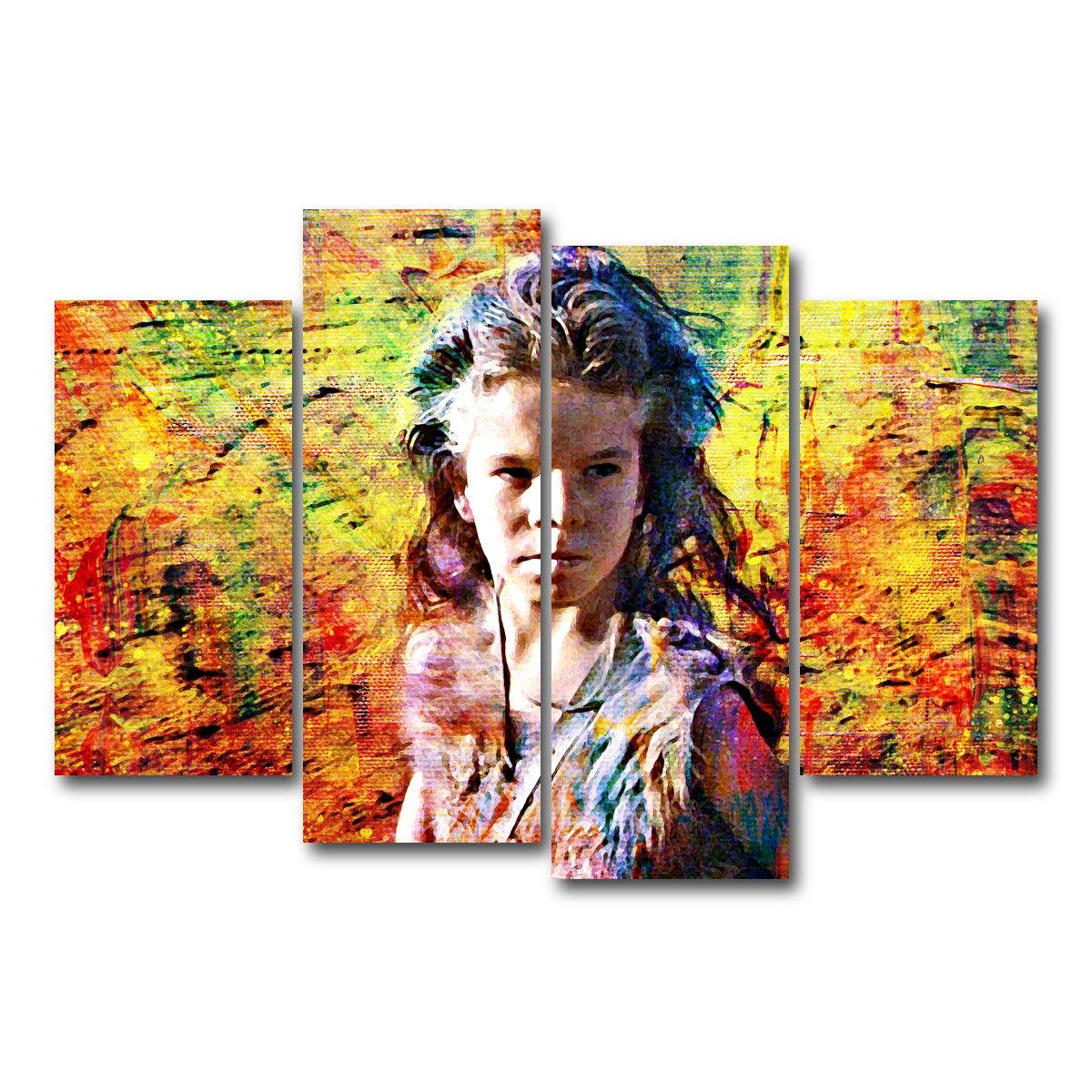 AUTO-MOCKUP WHITE | Mad Max Feral Child | 4 Piece | Gallery Wrap Canvas | group=4_short