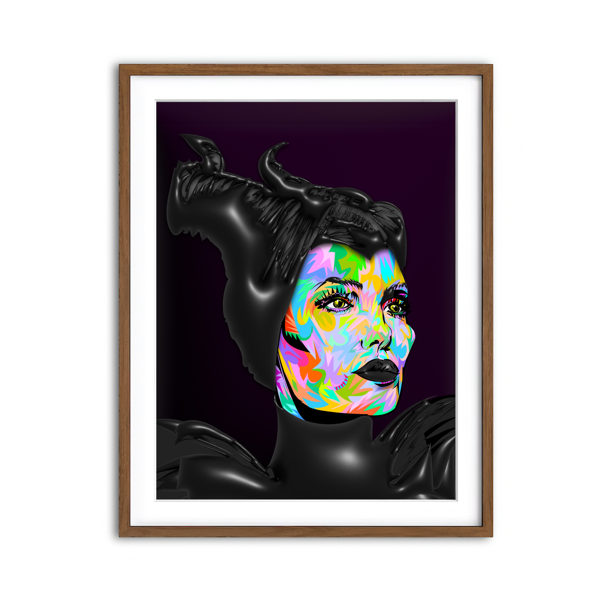 Framed Print 3x4 Walnut