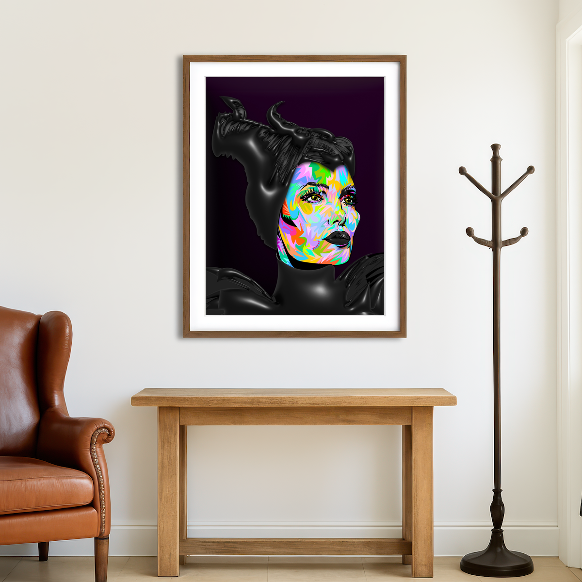 AUTO-MOCKUP ROOM | Maleficent Wall Art