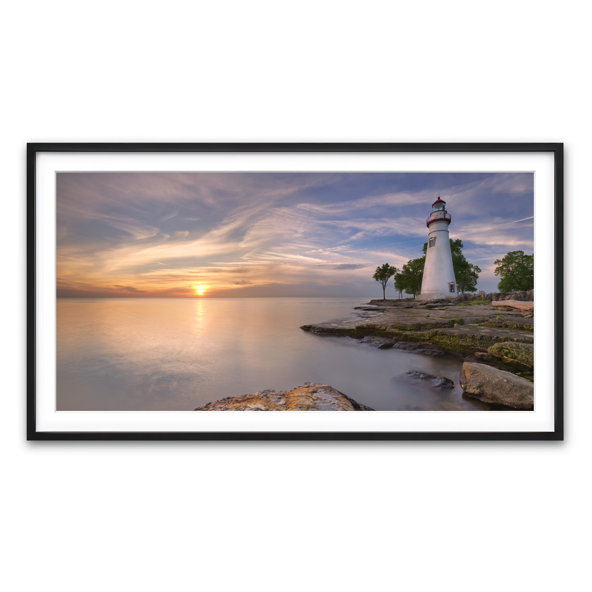 Framed Print 2x1 Black