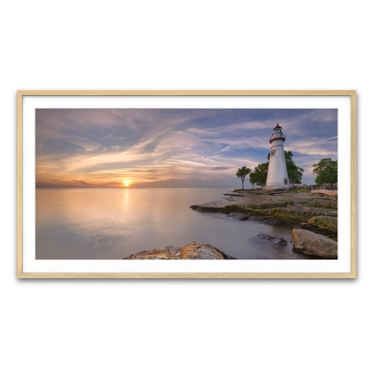 Framed Print 2x1 Natural