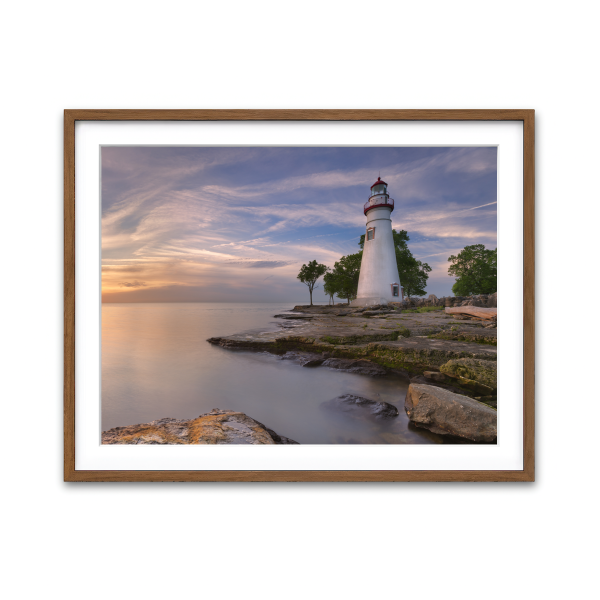 Framed Print 4x3 Walnut