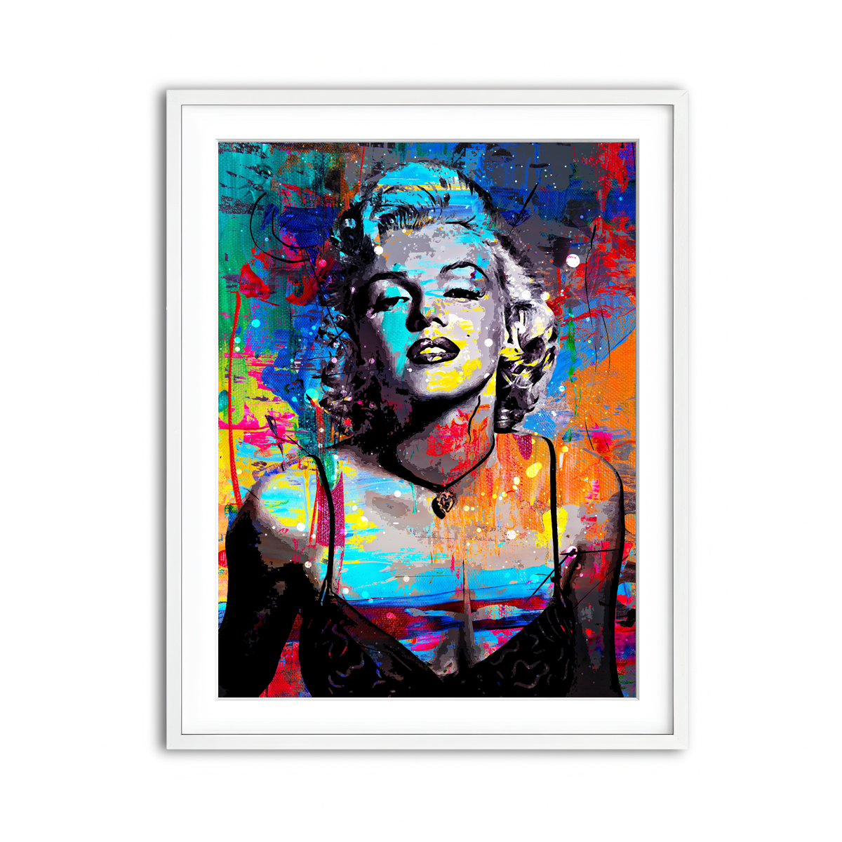 Framed Print 3x4 White