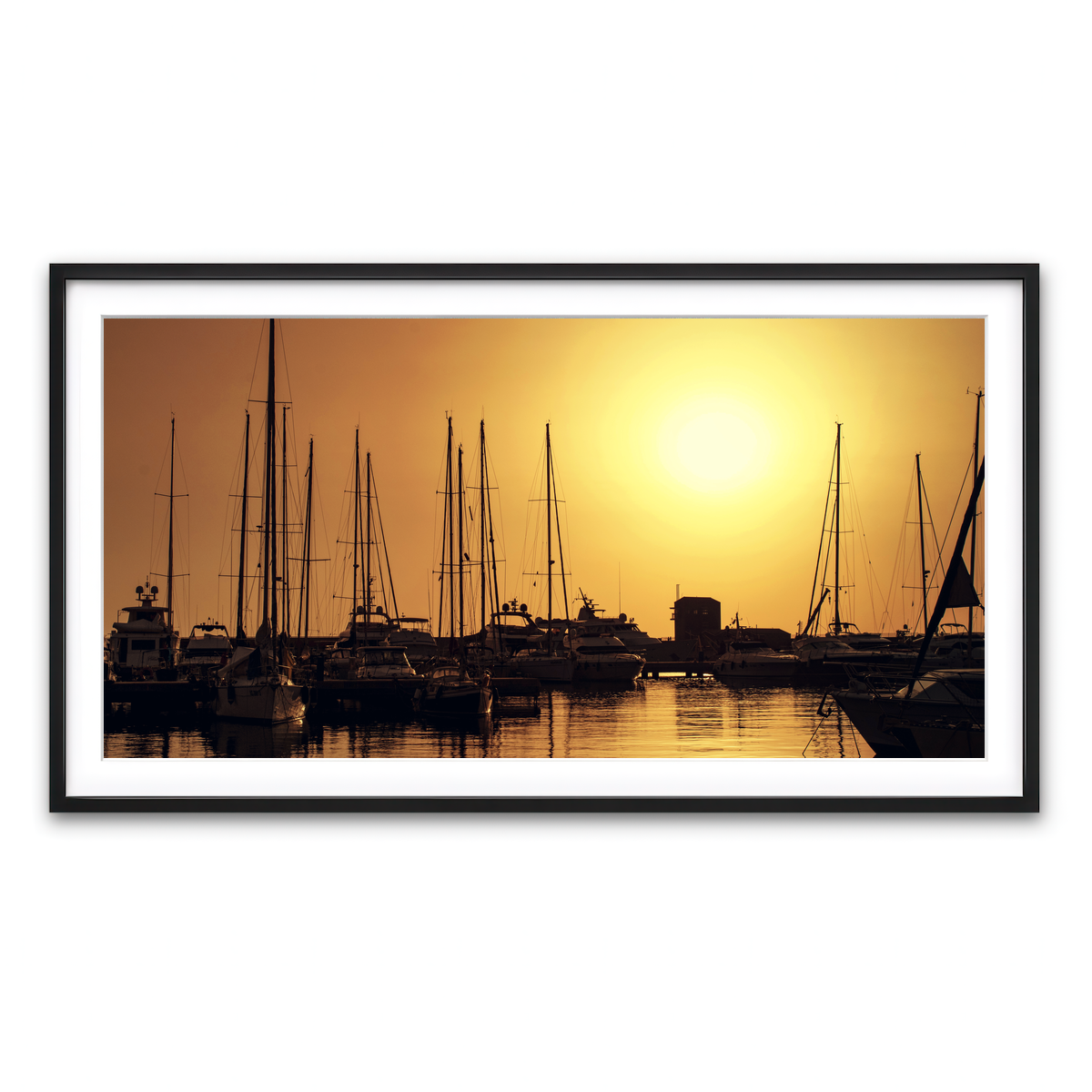 Framed Print 2x1 Black