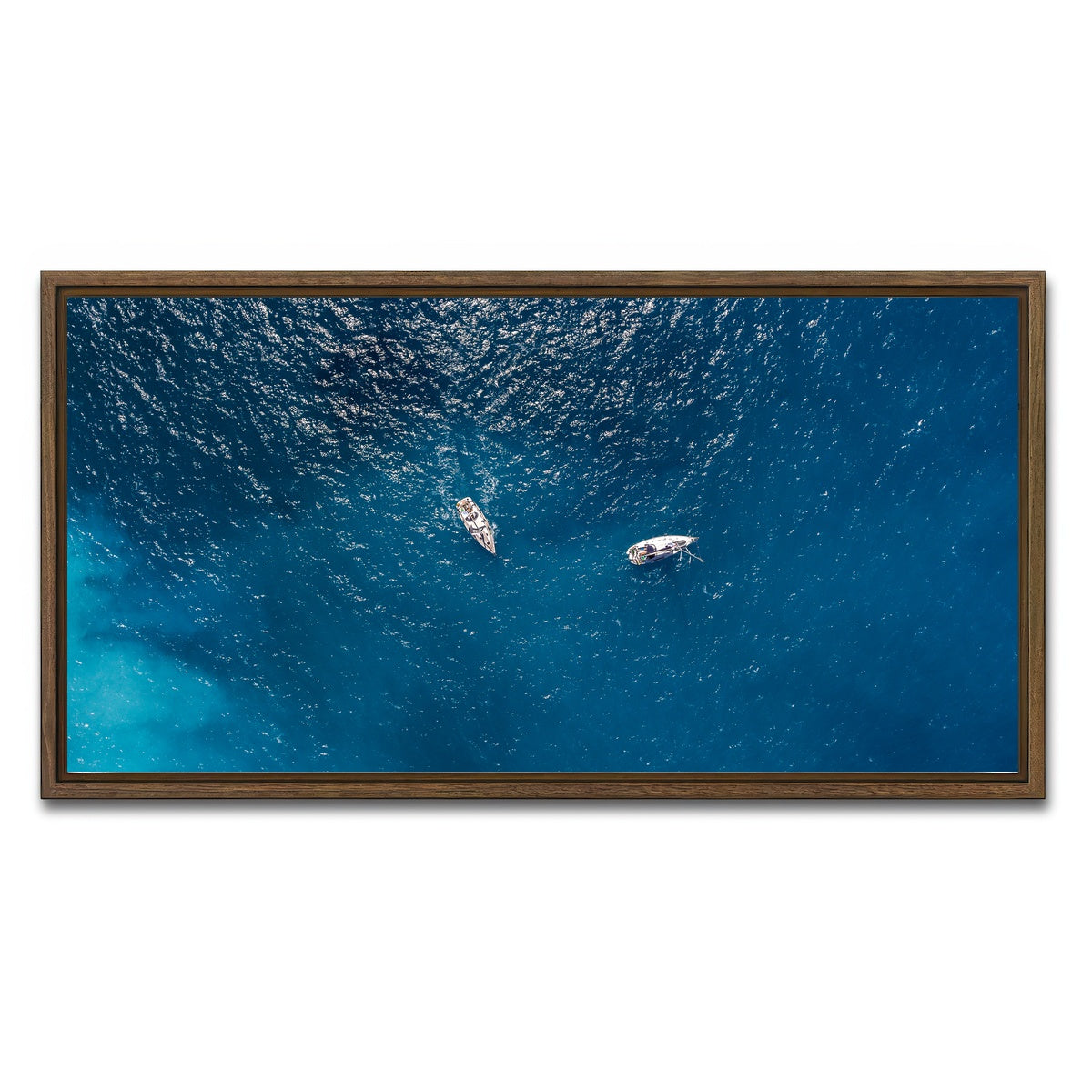 AUTO-MOCKUP WHITE | Maritime Meeting | 1 Piece | Walnut Framed Canvas | group=2x1