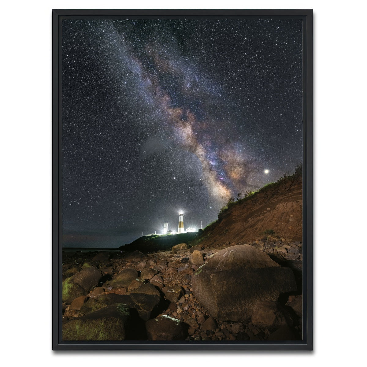 AUTO-MOCKUP WHITE | Martian Terrain | 1 Piece | Black Framed Canvas | group=3x4