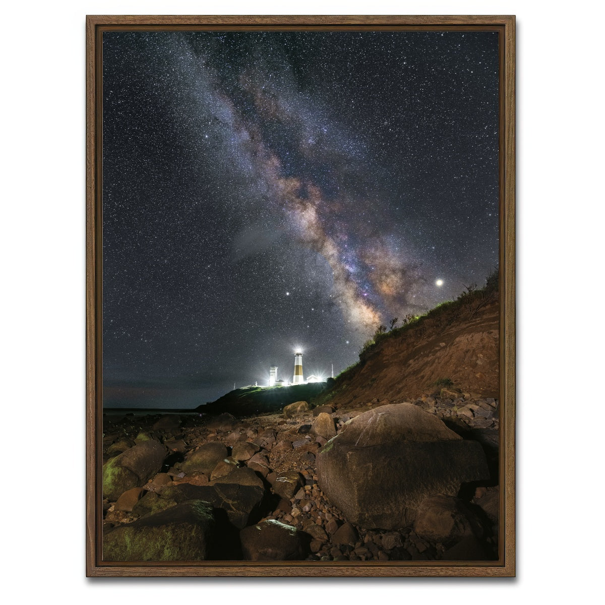 AUTO-MOCKUP WHITE | Martian Terrain | 1 Piece | Walnut Framed Canvas | group=3x4