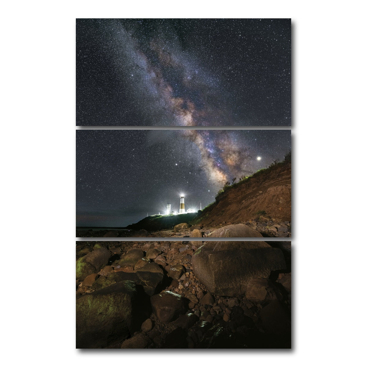AUTO-MOCKUP WHITE | Martian Terrain | 3 Piece | Gallery Wrap Canvas | group=12x24_stacked