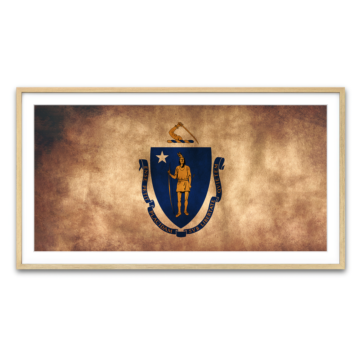 Framed Print 2x1 Natural