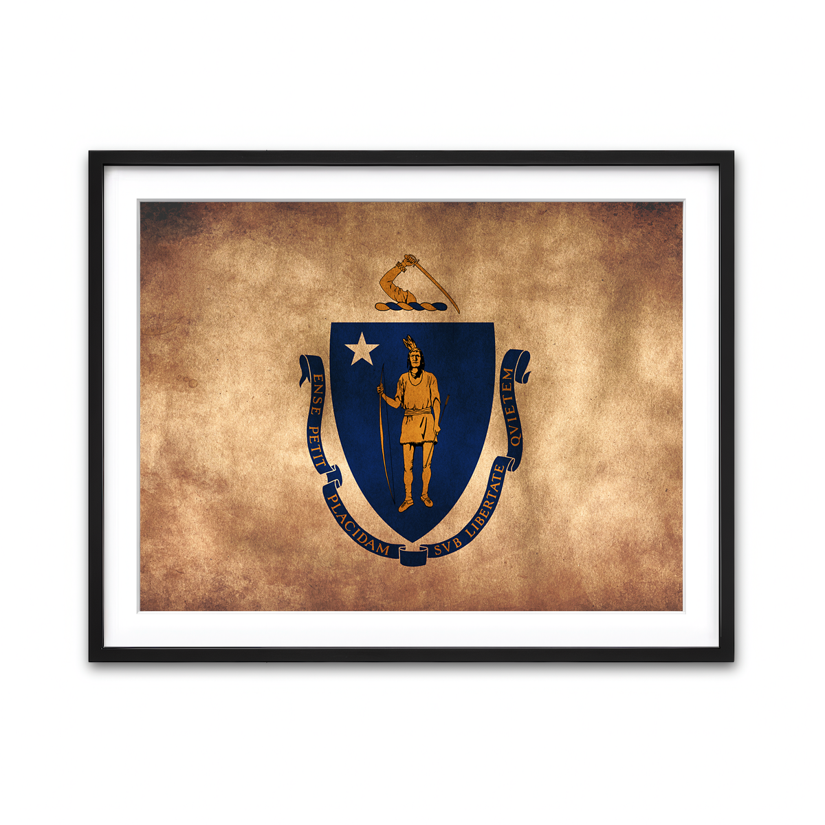 Framed Print 4x3 Black